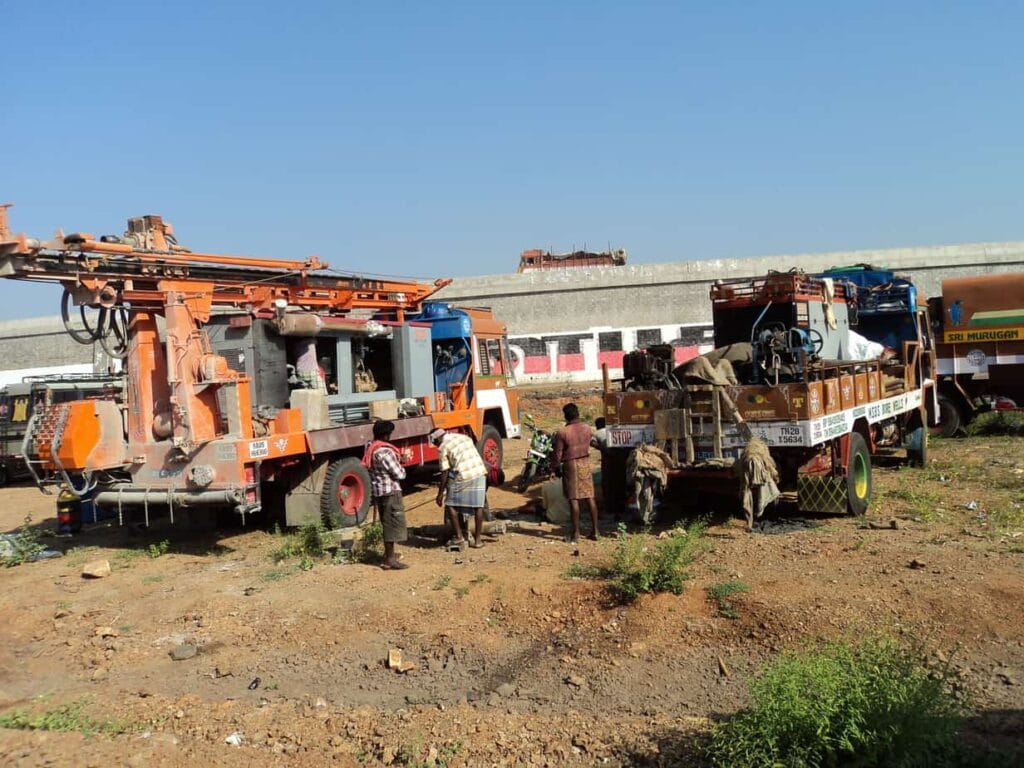 Borewell digging