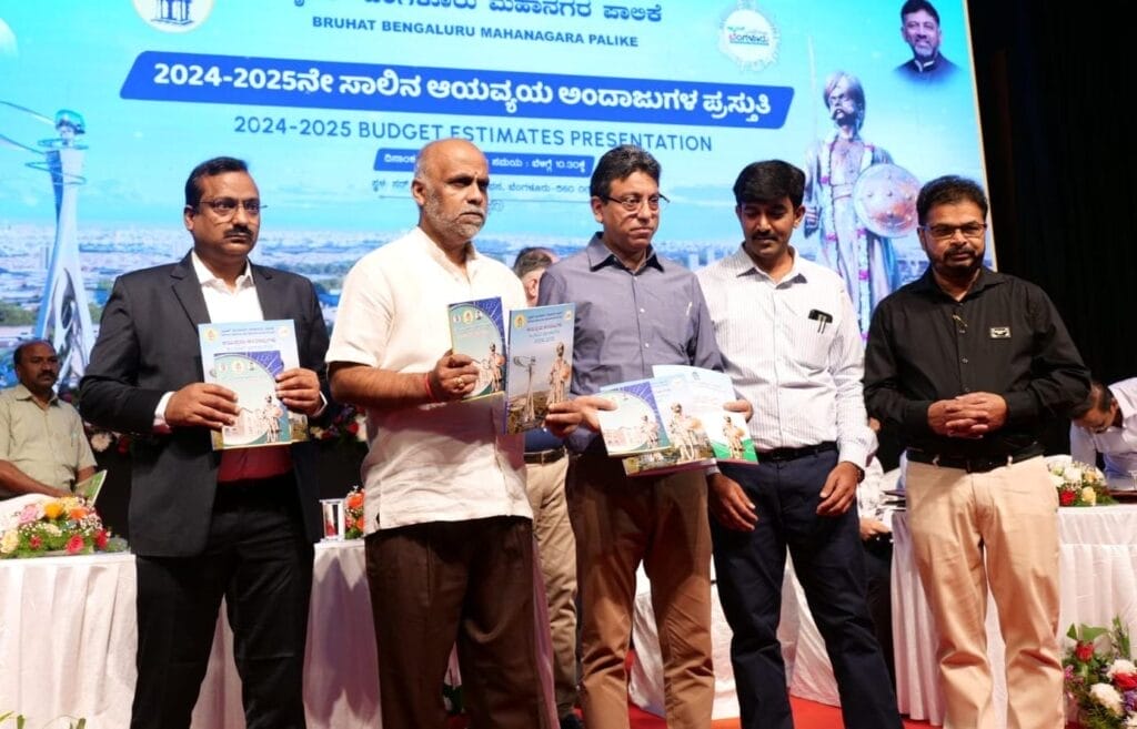 The BBMP team after presenting the BBMP Budget 2024-25.