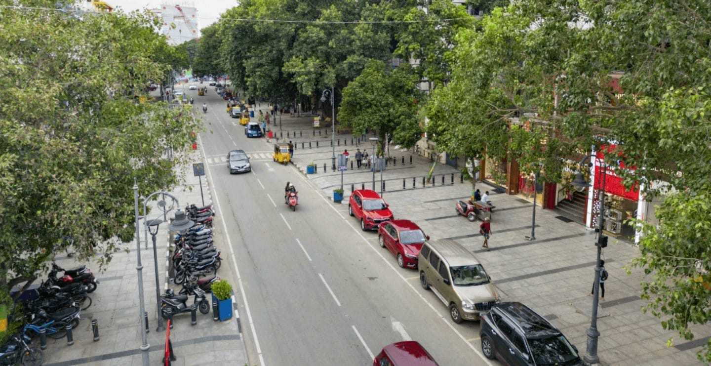 Pedestrian Plaza in Pondy Bazar