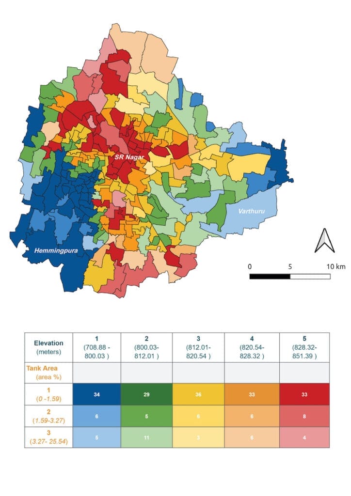 Map with matrix