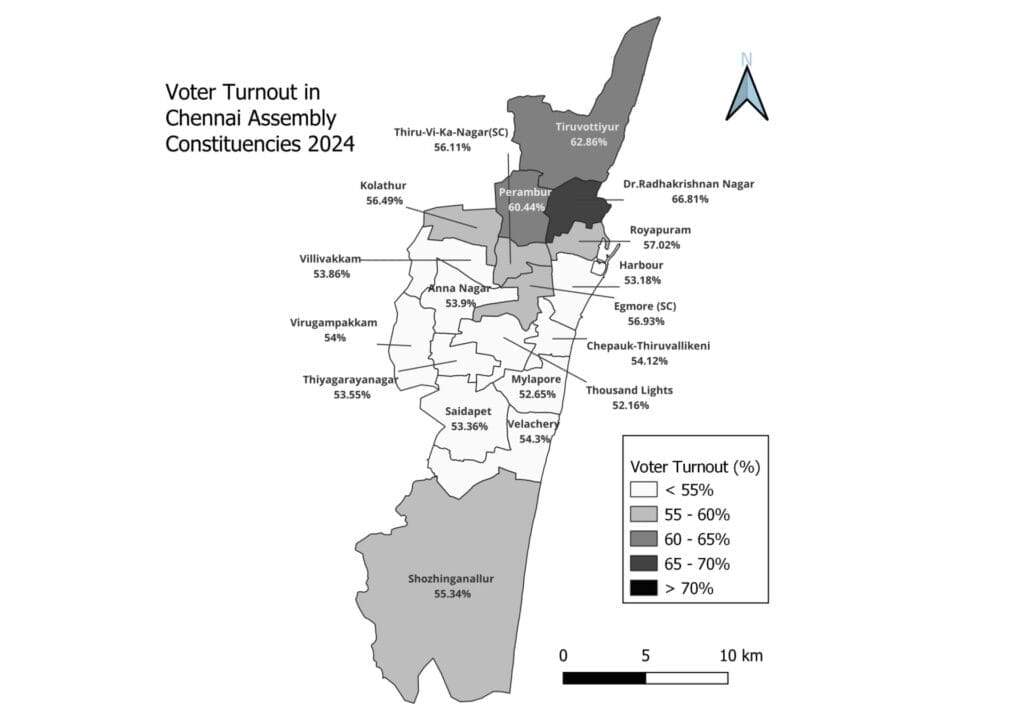 chennai voter turnout