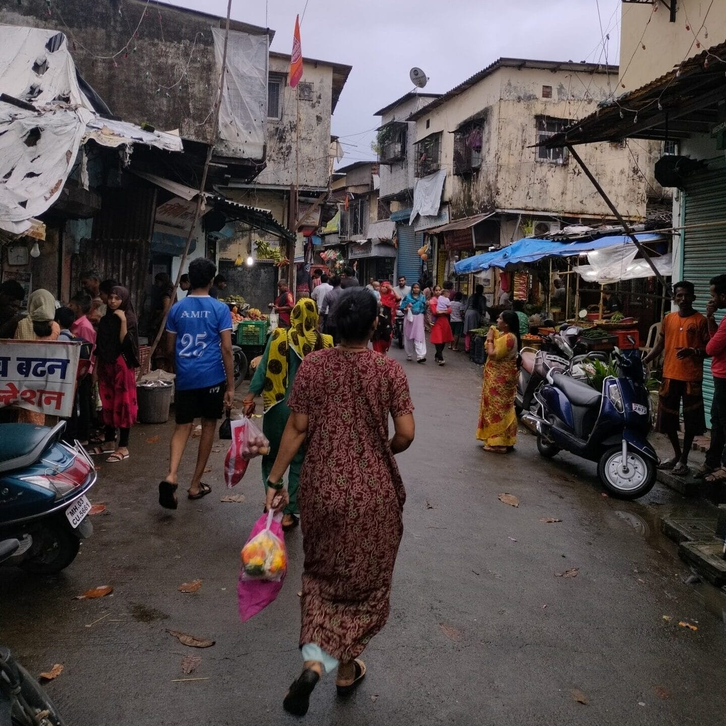 Informal settlements in Chandivali