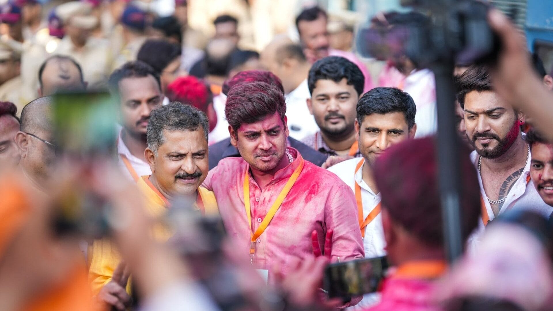 Dr. Shrikant Shinde celebrating his third term as an MP
