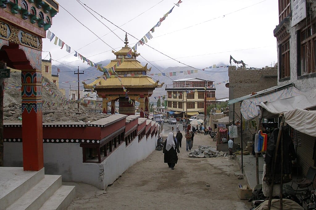 Leh, Old city in Ladakh/Wikmedia.org/Vycheslav Argenberg
http://www.vascoplanet.com/, CC BY 4.0, https://commons.wikimedia.org/w/index.php?curid=129300454