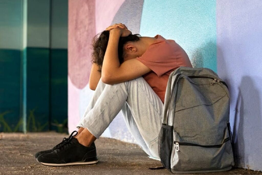 representational image - student in distress