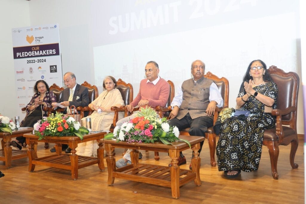 At the Arogya Summit -2024.