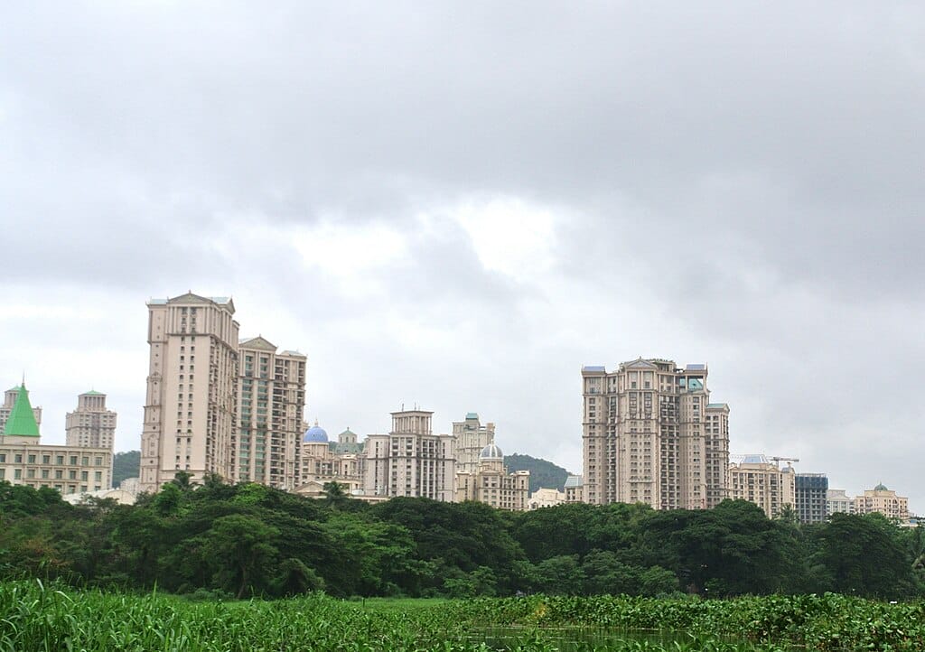 Skyscape of Hiranandani Gardens in Powai, Mumbai