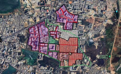 google map of the area