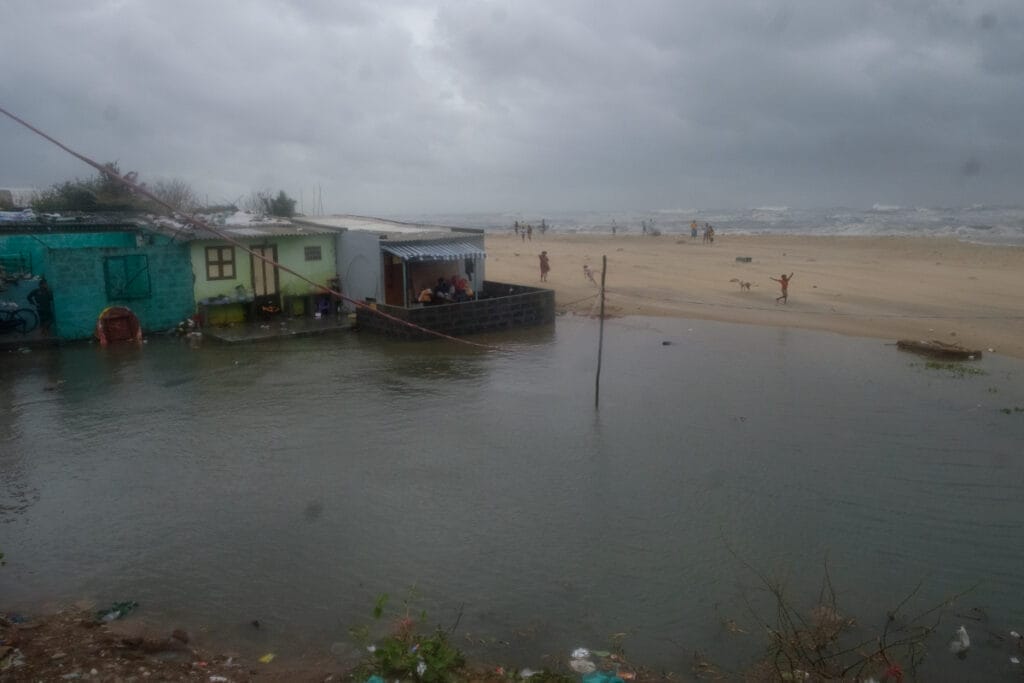 cyclone fengal at srinivasapuram