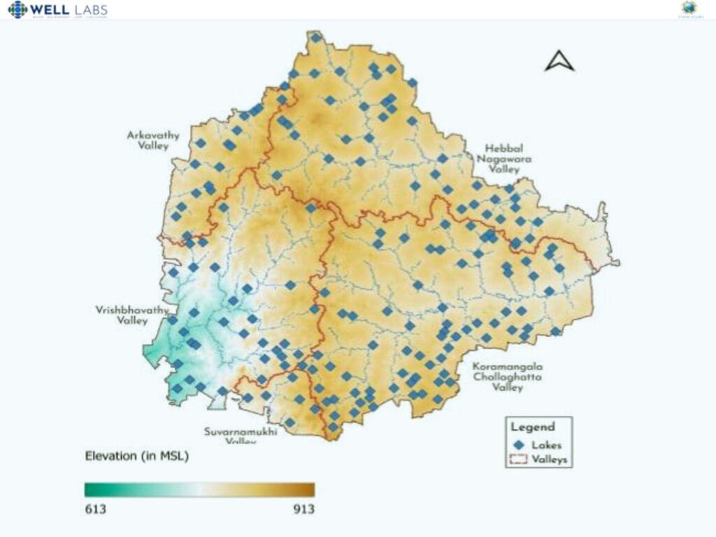 3 valleys of Bengaluru lakes