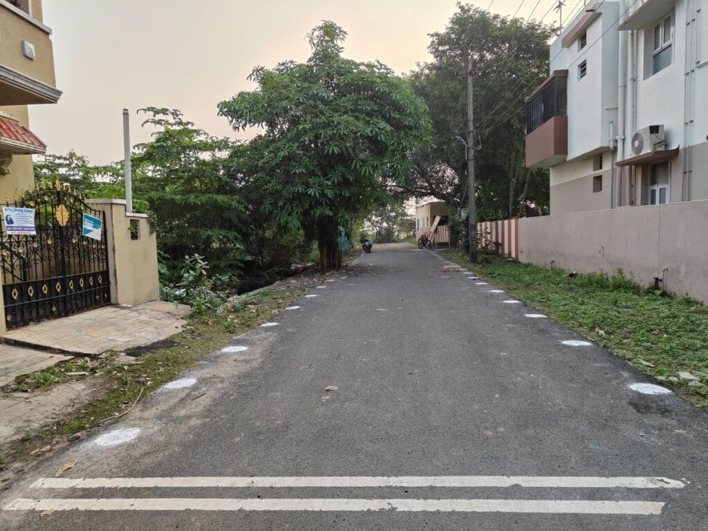 Government laid road on Sembakkam Lake