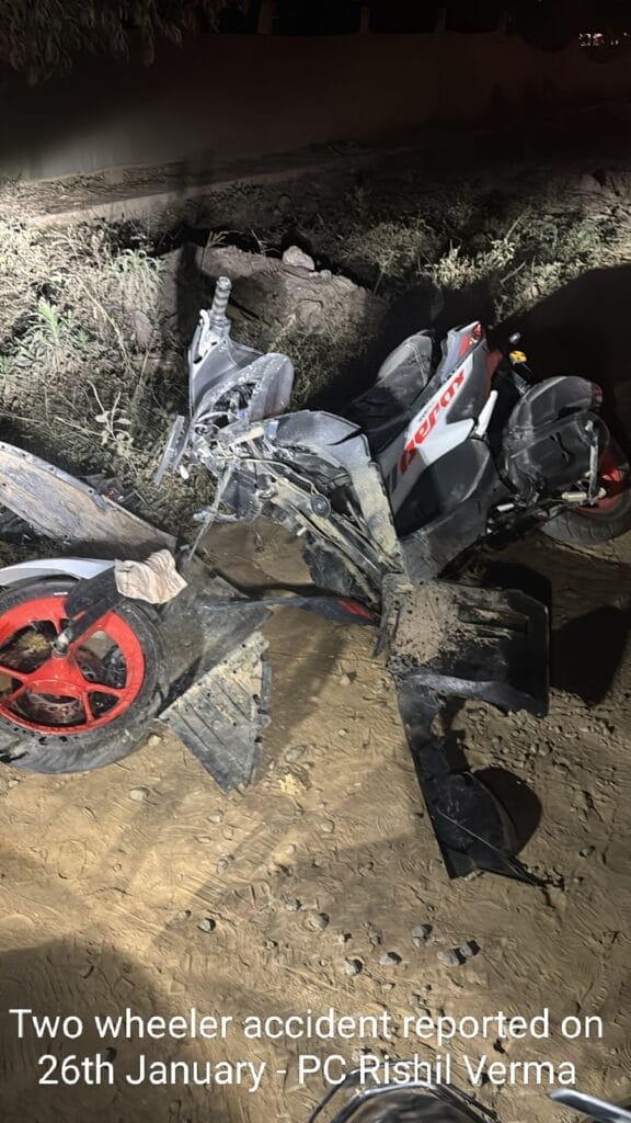 2 wheeler accident