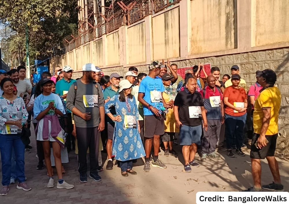 Participants at Bangalore Walks
