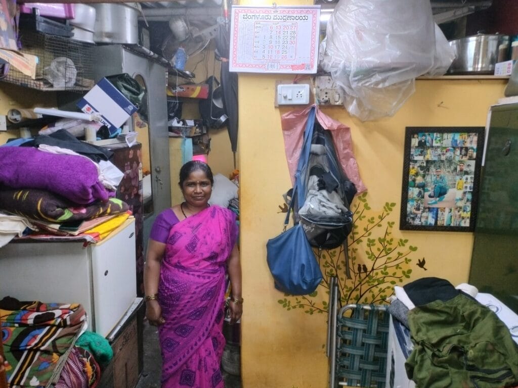 portrait of a slum resident