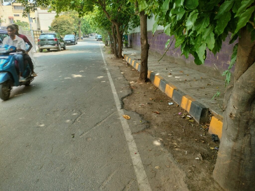 vehicles on road