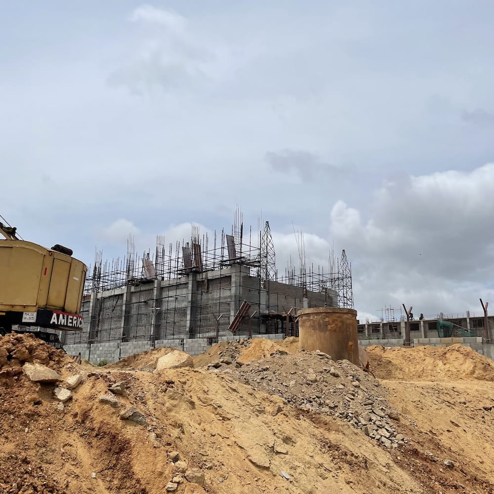 BESCOM office under construction 